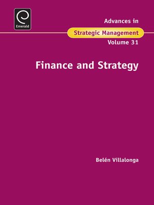 cover image of Advances in Strategic Management, Volume 31